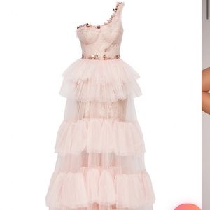 COPY - One-Shoulder Dress with Ruffled Skirt by Milla